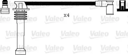 346008 VALEO Комплект проводов зажигания 346008 VALEO Комплект проводов зажигания