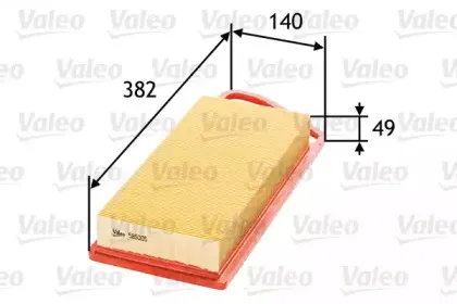 585005 VALEO Воздушный фильтр 585005 VALEO Воздушный фильтр