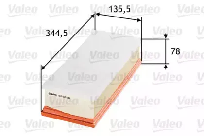 585028 VALEO Воздушный фильтр 585028 VALEO Воздушный фильтр