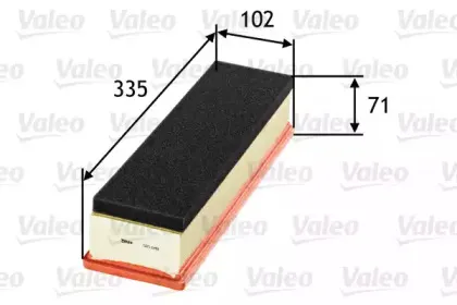 585049 VALEO Воздушный фильтр 585049 VALEO Воздушный фильтр