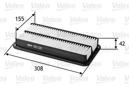 585128 VALEO Воздушный фильтр 585128 VALEO Воздушный фильтр