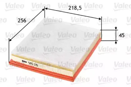 585176 VALEO Воздушный фильтр 585176 VALEO Воздушный фильтр