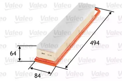 585205 VALEO Воздушный фильтр 585205 VALEO Воздушный фильтр