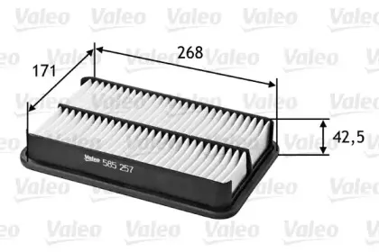 585257 VALEO Воздушный фильтр 585257 VALEO Воздушный фильтр