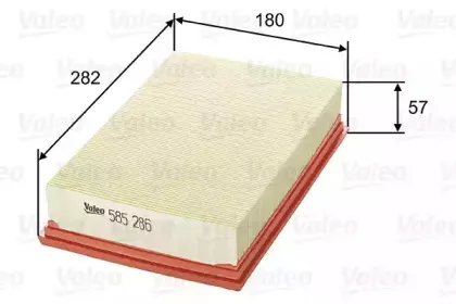 585286 VALEO Воздушный фильтр 585286 VALEO Воздушный фильтр