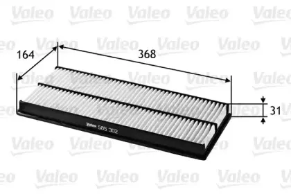 585302 VALEO Воздушный фильтр 585302 VALEO Воздушный фильтр