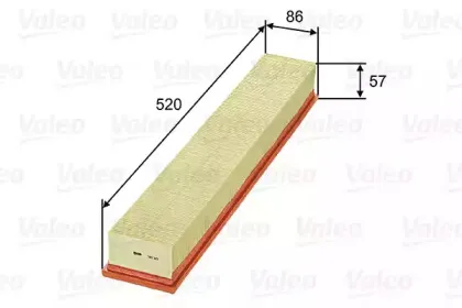 585323 VALEO Воздушный фильтр 585323 VALEO Воздушный фильтр