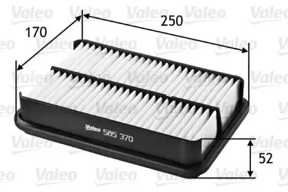 585370 VALEO Воздушный фильтр 585370 VALEO Воздушный фильтр