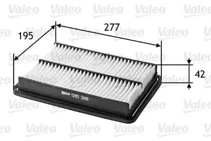 585388 VALEO Воздушный фильтр 585388 VALEO Воздушный фильтр