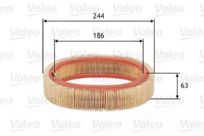 585606 VALEO Воздушный фильтр 585606 VALEO Воздушный фильтр