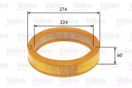 585620 VALEO Воздушный фильтр 585620 VALEO Воздушный фильтр