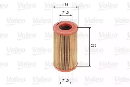 585622 VALEO Воздушный фильтр 585622 VALEO Воздушный фильтр