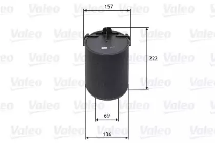 585742 VALEO Воздушный фильтр 585742 VALEO Воздушный фильтр