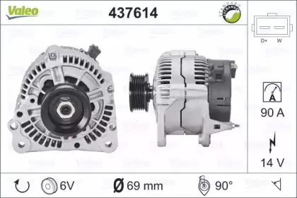 437614 VALEO Генератор 437614 VALEO Генератор