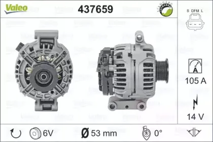437659 VALEO Генератор 437659 VALEO Генератор