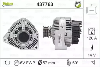 437763 VALEO Генератор 437763 VALEO Генератор
