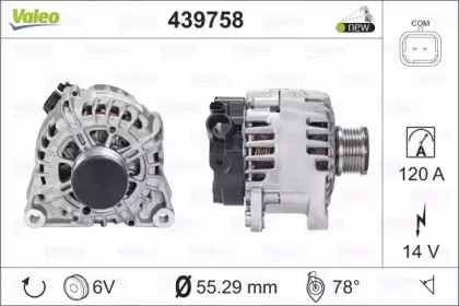 439758 VALEO Генератор 439758 VALEO Генератор