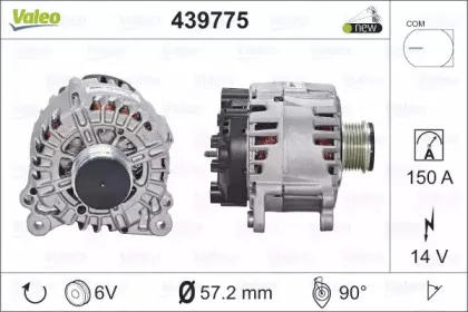 439775 VALEO Генератор 439775 VALEO Генератор