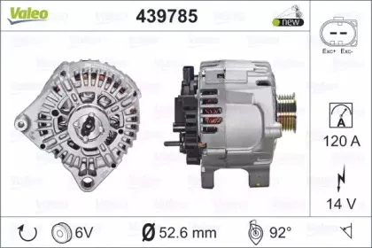 439785 VALEO Генератор 439785 VALEO Генератор