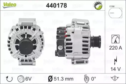 440178 VALEO Генератор 440178 VALEO Генератор