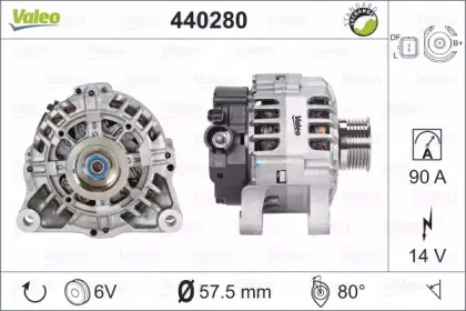 440280 VALEO Генератор 440280 VALEO Генератор