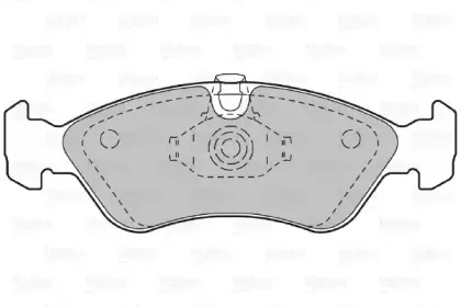 598184 VALEO Комплект тормозных колодок, дисковый тормоз 598184 VALEO Комплект тормозных колодок, дисковый тормоз