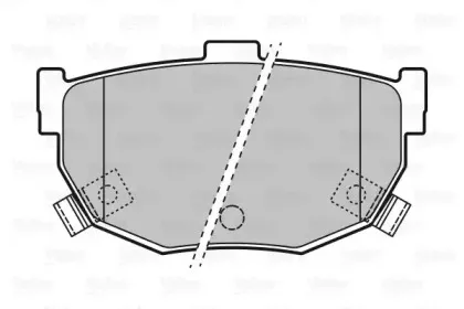 598817 VALEO Комплект тормозных колодок, дисковый тормоз 598817 VALEO Комплект тормозных колодок, дисковый тормоз