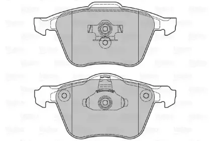 601030 VALEO Комплект тормозных колодок, дисковый тормоз 601030 VALEO Комплект тормозных колодок, дисковый тормоз