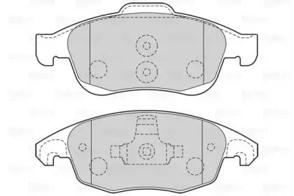 301997 VALEO Комплект тормозных колодок, дисковый тормоз 301997 VALEO Комплект тормозных колодок, дисковый тормоз