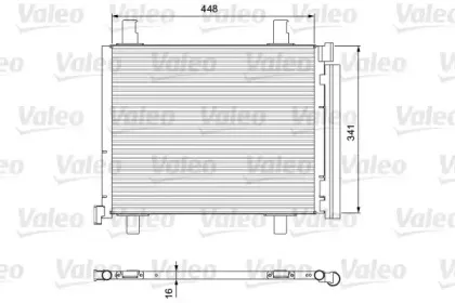 814168 VALEO Конденсатор, кондиционер 814168 VALEO Конденсатор, кондиционер