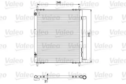 814222 VALEO Конденсатор, кондиционер 814222 VALEO Конденсатор, кондиционер