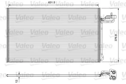 814325 VALEO Конденсатор, кондиционер 814325 VALEO Конденсатор, кондиционер