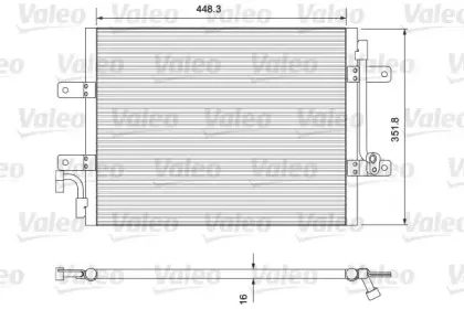 814384 VALEO Конденсатор, кондиционер 814384 VALEO Конденсатор, кондиционер
