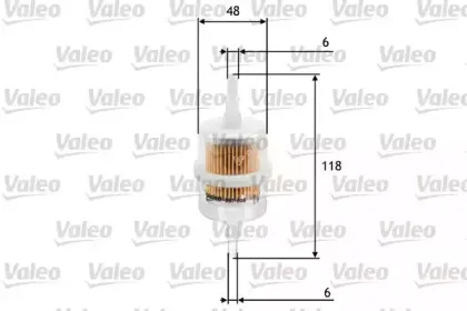 587005 VALEO Топливный фильтр 587005 VALEO Топливный фильтр