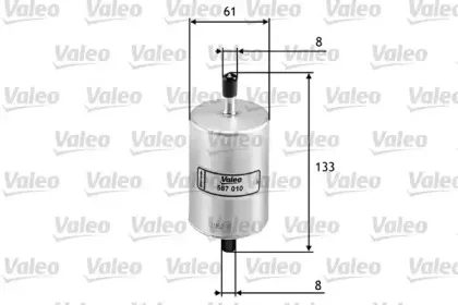 587010 VALEO Топливный фильтр 587010 VALEO Топливный фильтр