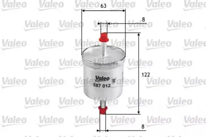587012 VALEO Топливный фильтр 587012 VALEO Топливный фильтр