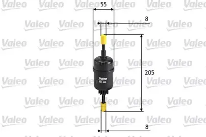 587023 VALEO Топливный фильтр 587023 VALEO Топливный фильтр