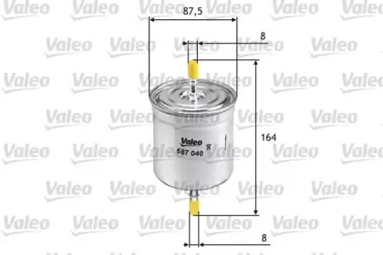 587040 VALEO Топливный фильтр 587040 VALEO Топливный фильтр
