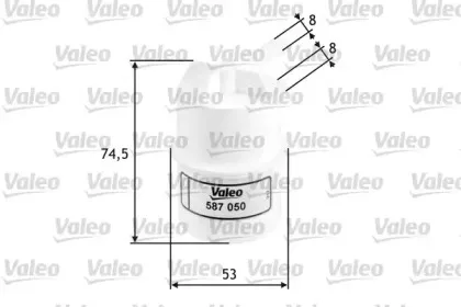 587050 VALEO Топливный фильтр 587050 VALEO Топливный фильтр