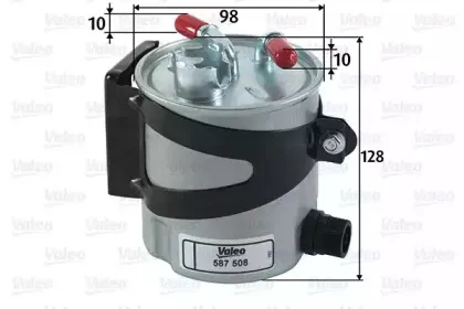 587508 VALEO Топливный фильтр 587508 VALEO Топливный фильтр