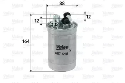 587515 VALEO Топливный фильтр 587515 VALEO Топливный фильтр