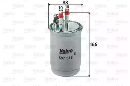 587518 VALEO Топливный фильтр 587518 VALEO Топливный фильтр