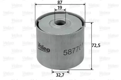 587701 VALEO Топливный фильтр 587701 VALEO Топливный фильтр