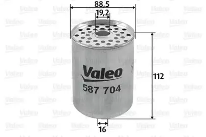 587704 VALEO Топливный фильтр 587704 VALEO Топливный фильтр