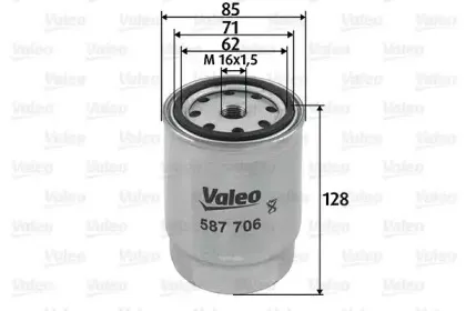 587706 VALEO Топливный фильтр 587706 VALEO Топливный фильтр