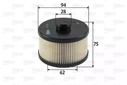 587929 VALEO Топливный фильтр 587929 VALEO Топливный фильтр