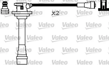 346187 VALEO Комплект проводов зажигания 346187 VALEO Комплект проводов зажигания