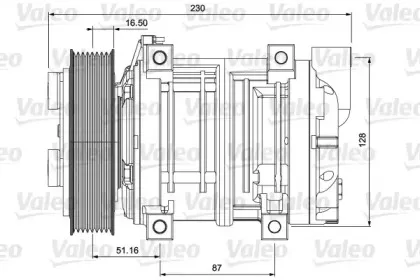 700867 VALEO Компрессор, кондиционер 700867 VALEO Компрессор, кондиционер