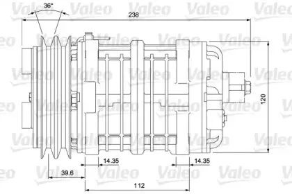 815904 VALEO Компрессор, кондиционер 815904 VALEO Компрессор, кондиционер