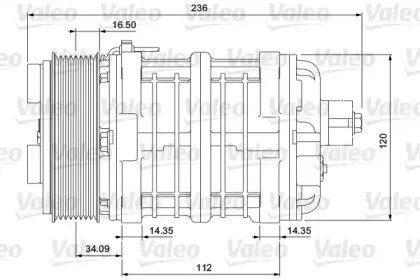 815910 VALEO Компрессор, кондиционер 815910 VALEO Компрессор, кондиционер